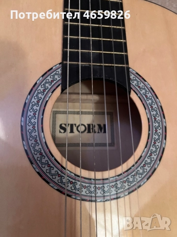 Класическа китара Storm+ столче, снимка 3 - Китари - 52526300