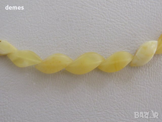 Елегантно дамско колие от първокласен Балтиийски кехлибар., снимка 7 - Колиета, медальони, синджири - 43441966