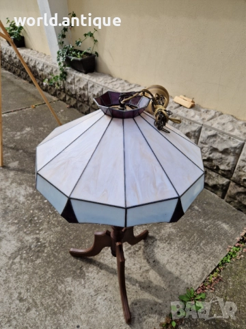 Лампа таванна абажур полилей Тифани , снимка 7 - Лампи за таван - 52139252