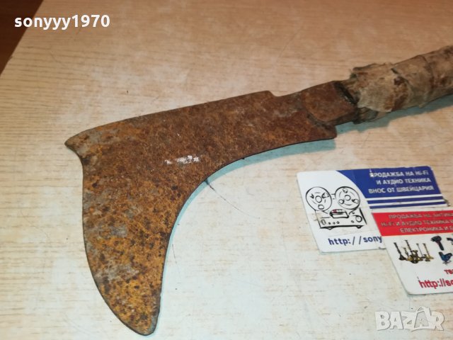 КУКРИ-САТЪР-СТАР ОТ ФРАНЦИЯ 32Х13СМ-France 🇫🇷 0512211614, снимка 10 - Антикварни и старинни предмети - 35037148