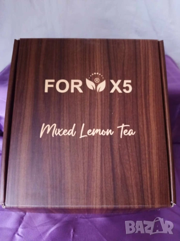 Билкова детоксираща напитка For X5 Lemon Tea 30 сашета, чай за отслабване, снимка 3 - Хранителни добавки - 53217635
