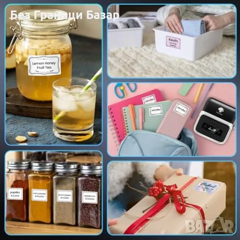 Нов Phomemo M250 Принтер за етикети 75мм iOS Android Windows баркод/QR , снимка 4 - Принтери, копири, скенери - 49734459