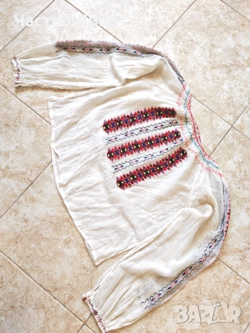 Оригинална Хърцойска Дамска Блуза Риза за Народна Носия 1930те г, снимка 2 - Антикварни и старинни предмети - 51633421