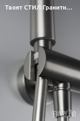 Комплект Титаниев смесител с душ слушалка тип Дъжд Silia Titanium, снимка 4 - Душове - 43821834