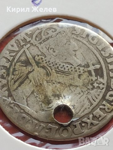 Сребърна монета Орт Сигизмунд трети ПОЛША рядка за КОЛЕКЦИОНЕРИ 12236, снимка 7 - Нумизматика и бонистика - 42987386
