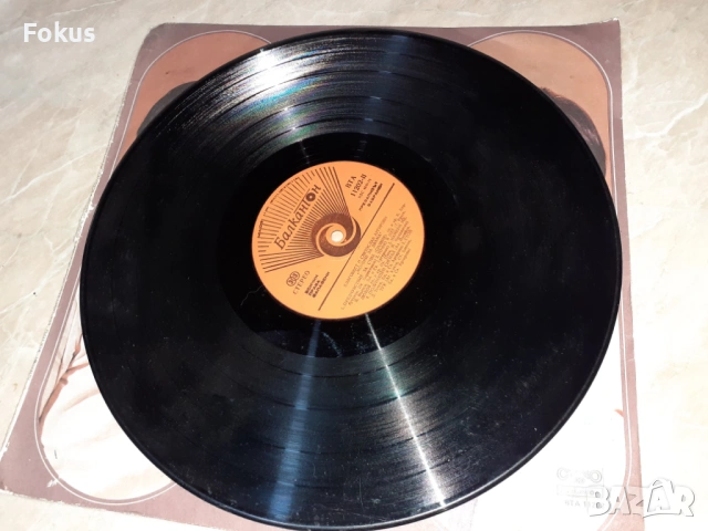 Стара голяма грамофонна плоча Братя Аргирови, снимка 4 - Антикварни и старинни предмети - 53390709