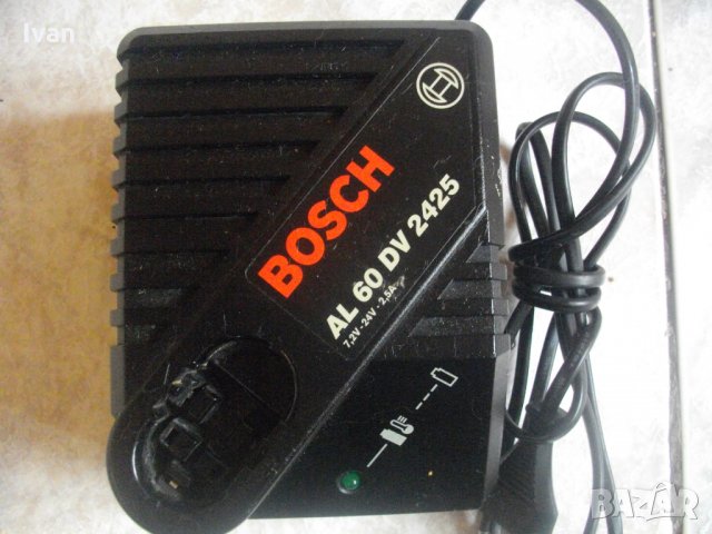 7,2-24V-2,5A-Bosch AL60DV2425-ЗА РЕМОНТ-ЗА ЧАСТИ-Бош-Зарядно-Бързо-24 Волта, снимка 3 - Винтоверти - 33393319