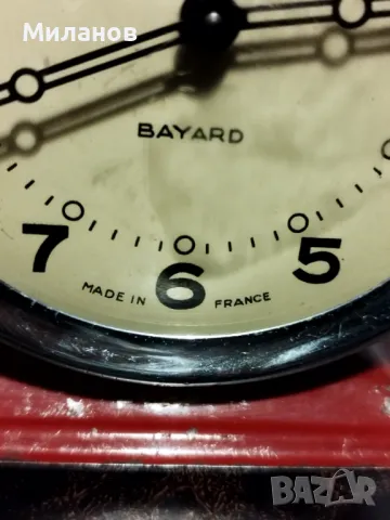 Стар механичен будилник, настолен часовник, снимка 3 - Колекции - 49317769