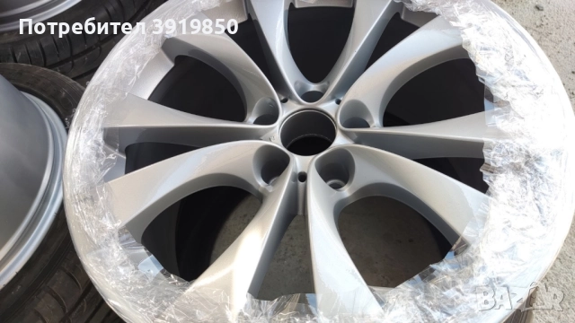 BMW X5 E70 Style 227M спорт пакет джанти с летни гуми, снимка 5 - Части - 52733851