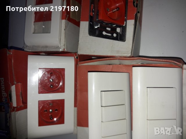 Комплект контакти и рамки LEGRAND, снимка 5 - Други машини и части - 27836885