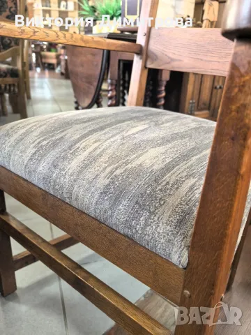 Комплект от 4 стола - колониален стил, снимка 5 - Столове - 48570595