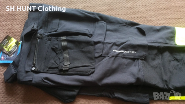 BEKKEN & STROM Lillehammer Work Stretch Pants Signal размер 5-6XL работен еластичен панталон W4-68, снимка 4 - Панталони - 52026784