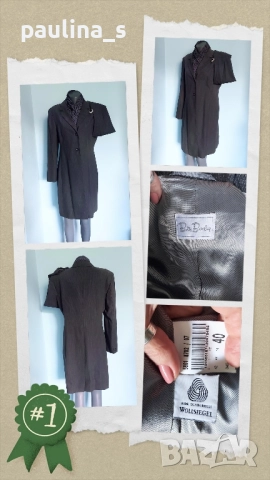 "Betty Barclay" Елегантно вълнено манто / дълго сако 