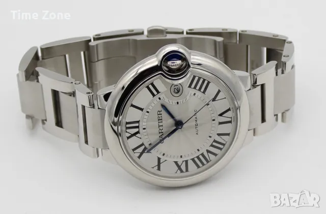 Cartier Ballon Bleu 42mm Steel White Dial Automatic Унисекс Различни Варианти, снимка 7 - Мъжки - 47989938