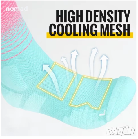 WRELS Спортни чорапи – омекотени, дишащи, снимка 7 - Спортна екипировка - 52709617