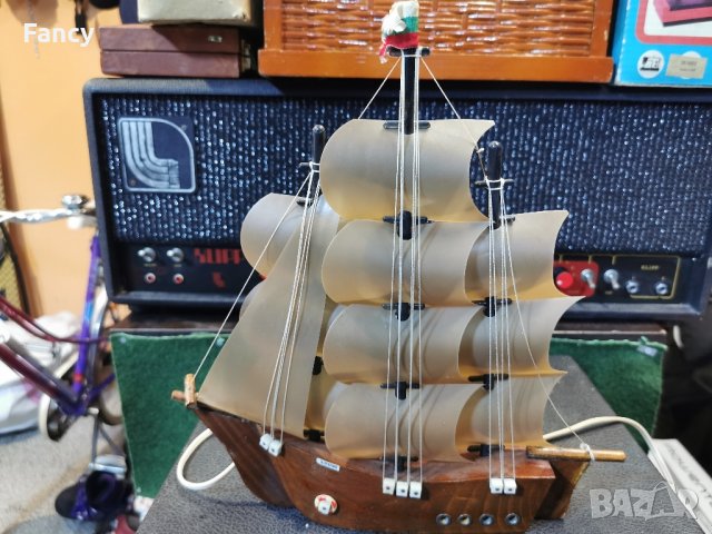 Стара лампа кораб, снимка 10 - Антикварни и старинни предмети - 43544272