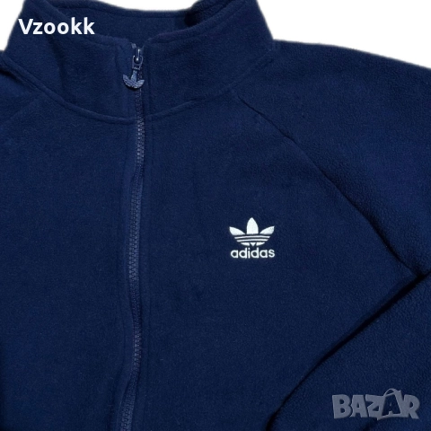 Мъжко горнище Adidas Trefoil FZ | M размер, снимка 5 - Спортни дрехи, екипи - 52737232