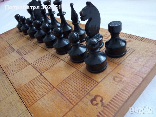 Шах с дървени фигури в дървена кутия за шах и табла , снимка 5 - Шах и табла - 43670182