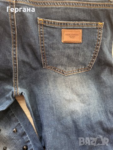 Дънки с перли Долче и Габана , снимка 2 - Дънки - 39229923