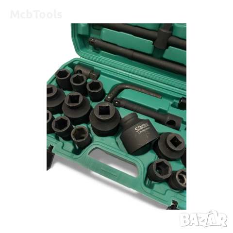 Камионджийско гедоре 26 части 3/4″ и 1″ STAHLMAYER, снимка 5 - Гедорета - 52844443