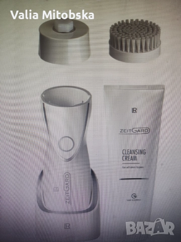 уред -Комлект за почистване на  лице +почистващ крем