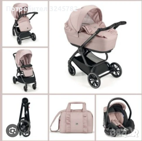 сет бебешка количка CAM, снимка 2 - Детски колички - 50704254