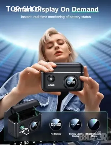 Ново Двойно Зарядно + 2 Батерии NP-W235 2400mAh за Fujifilm XT4 XT5, снимка 5 - Чанти, стативи, аксесоари - 49343957