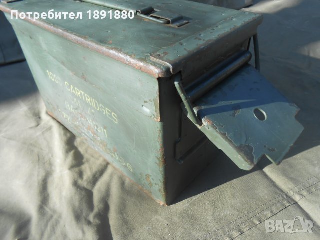 Американско сандъче за патрони (кутия за патрони), снимка 9 - Антикварни и старинни предмети - 27496829