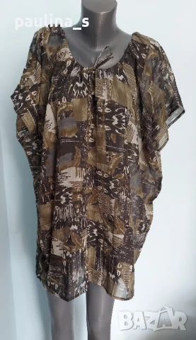 Два различни броя / Плажна туника "Zizzi" и "Tina by Marks & Spencer" / голям размер , снимка 11 - Туники - 29738968