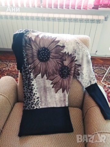 Елегантна и красива блуза с голо рамо, снимка 1 - Блузи с дълъг ръкав и пуловери - 43643551