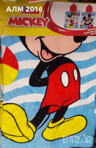 Пончо за плаж и баня Мики Маус, снимка 3 - Други - 32880216