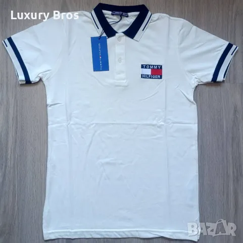 Мъжки тениски с яка Tommy Hilfiger, снимка 6 - Тениски - 48942899