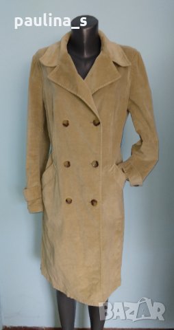 Кадифено манто / палто / тренч "Three hearts❤️❤️❤️" by Marks & Spencer / голям размер 