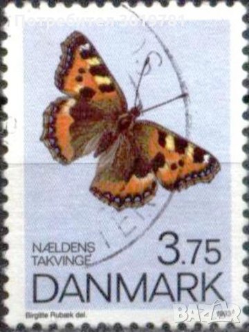 Клеймована марка Фауна Пеперуда  1993 от Дания