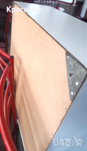 Горен двоен кухненски шкаф от масивно дърво чам с долна преграда, снимка 5 - Други - 44102408