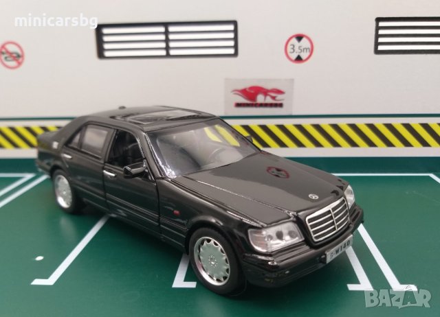 Метални колички: Mercedes-Benz S-Class W140 (Мерцедес-Бенц Ес класа)