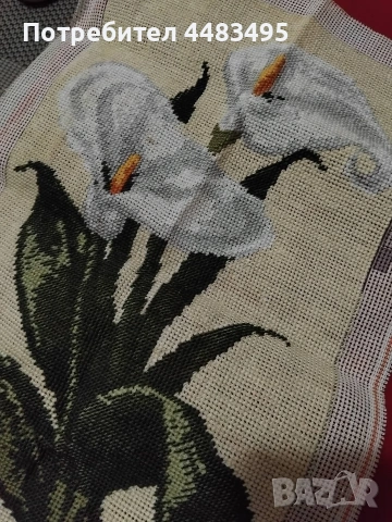 Гоблен цветя кала , снимка 2 - Гоблени - 53277249