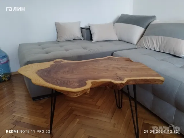 кафе масичка от бряст , снимка 6 - Маси - 47401280