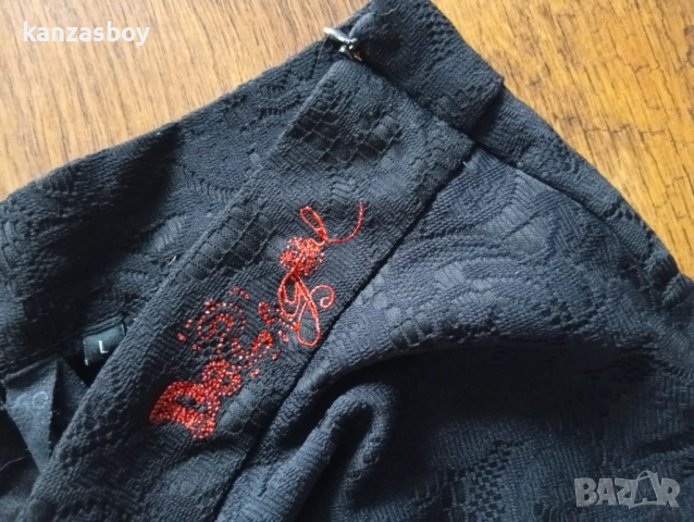 Falda Negra Desigual - дамска пола р-р L, снимка 6 - Поли - 53574357