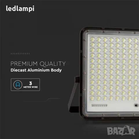 Соларен LED Прожектор 30W 2600Lm IP68, снимка 8 - Соларни лампи - 48632076