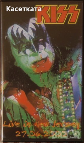 Видеокасета VHS Kiss - Live in New Jersey 27.06.2000