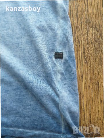 G-star REPIZ SP SLIM V T S/S - страхотна дамска тениска КАТО НОВА, снимка 4 - Тениски - 33361341