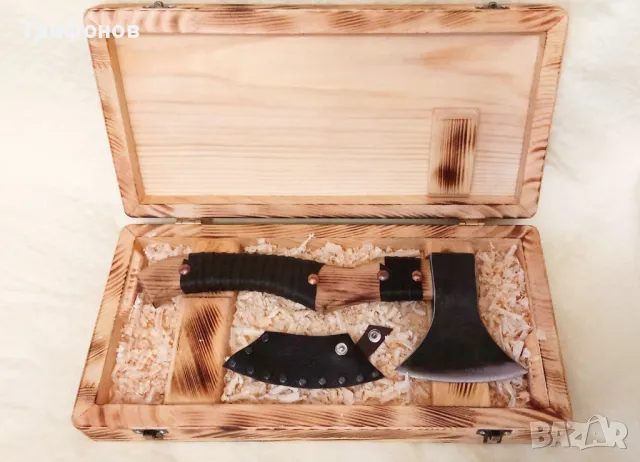Брадвичка с персонализирана кутия - ръчна изработка, снимка 2 - Антикварни и старинни предмети - 48457703