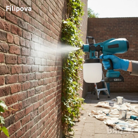 Акумолаторен и безжичен пистолет за боядисване , снимка 4 - Други инструменти - 53575888