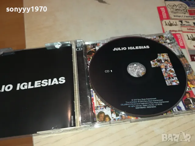 JULIO IGLESIAS X2 CD 0104251139, снимка 2 - CD дискове - 49721811