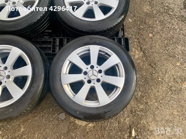 4бр.Алуминиеви джанти 16цола 5x112 ET39 + ГУМИ 195/60/16 за Mercedes C-Class,A,B,CLA, снимка 4 - Гуми и джанти - 49135181