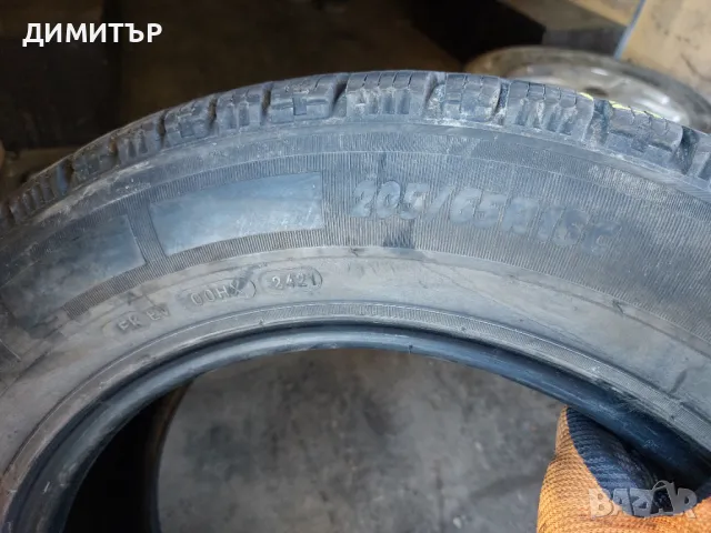 2бр зимни гуми MICHELIN 205/65/16C 107T DOT 2421 , снимка 7 - Гуми и джанти - 48597808