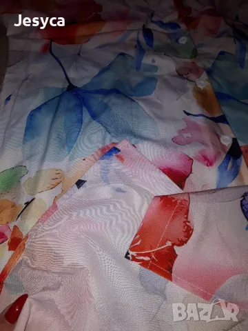 Шарена рокля , снимка 4 - Рокли - 47748158