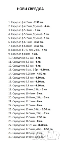 Продавам нови и втора употреба свредла