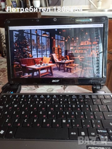 Лаптоп Acer Aspire, преинсталиран с Windows 7, 2 RAM , снимка 1 - Части за лаптопи - 43560757
